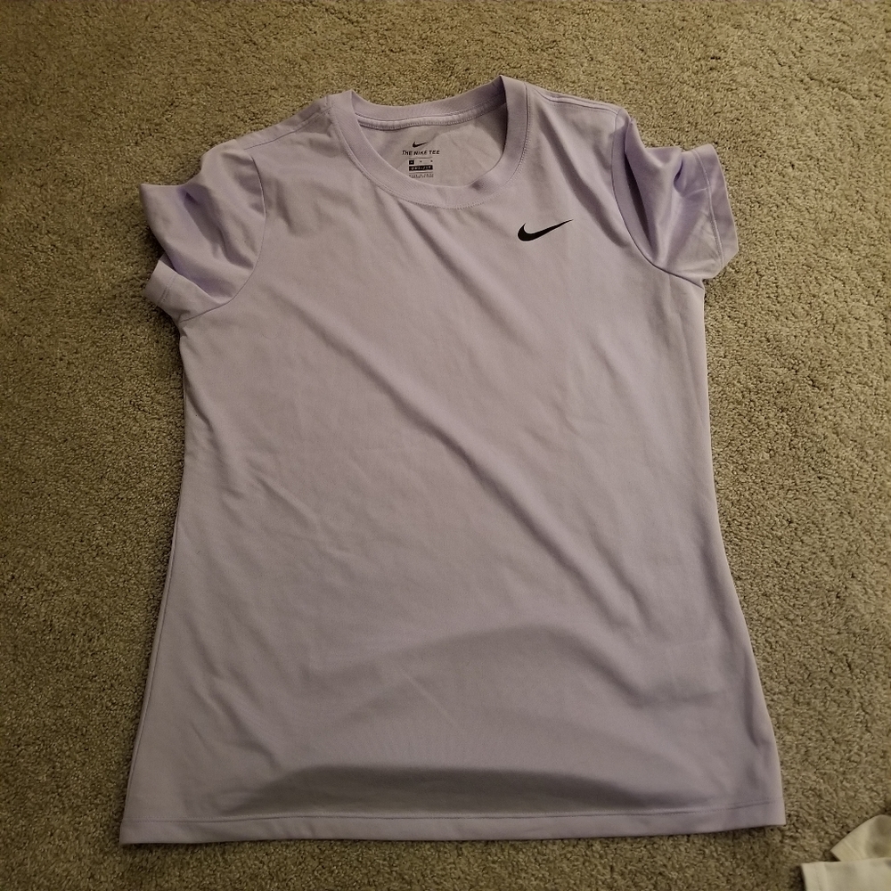 Purple Nike shirt
